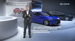 Lexus wprowadza przełomowy format konferencji prasowych podczas salonu samochodowego we Frankfurcie 